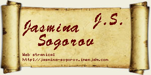 Jasmina Šogorov vizit kartica